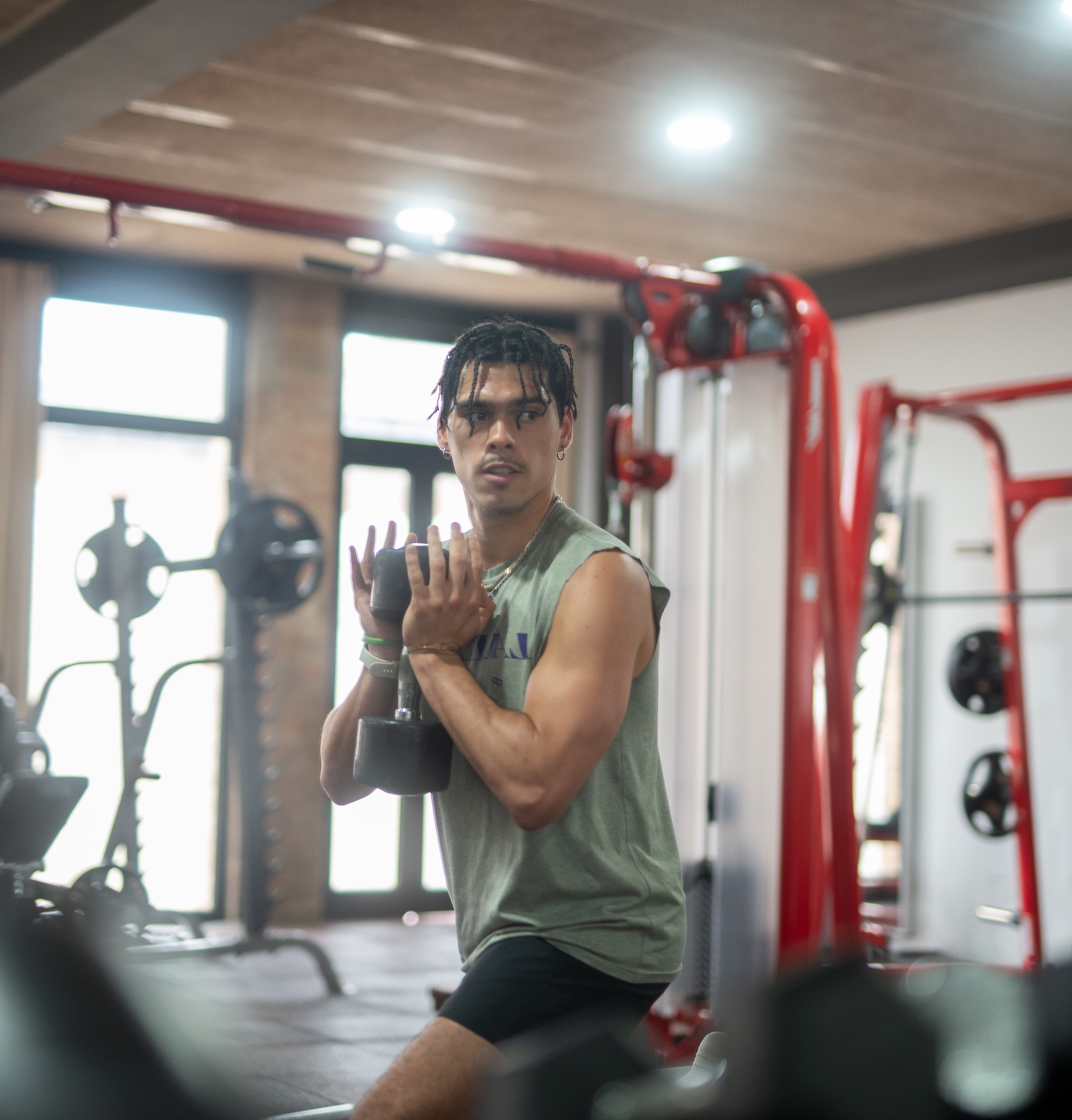 Esfuerzo entrenando